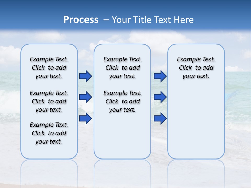 Peaceful Ocean Aqua PowerPoint Template