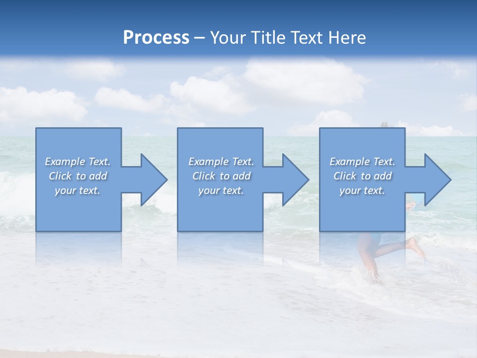Peaceful Ocean Aqua PowerPoint Template