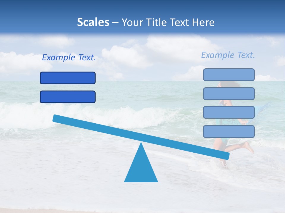 Peaceful Ocean Aqua PowerPoint Template