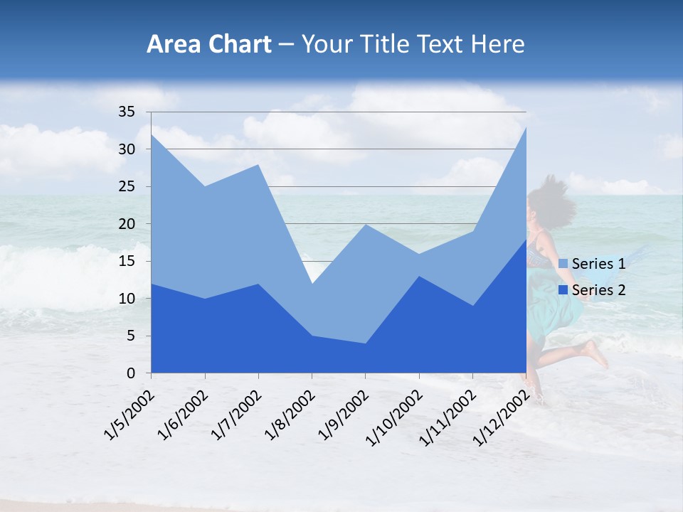 Peaceful Ocean Aqua PowerPoint Template