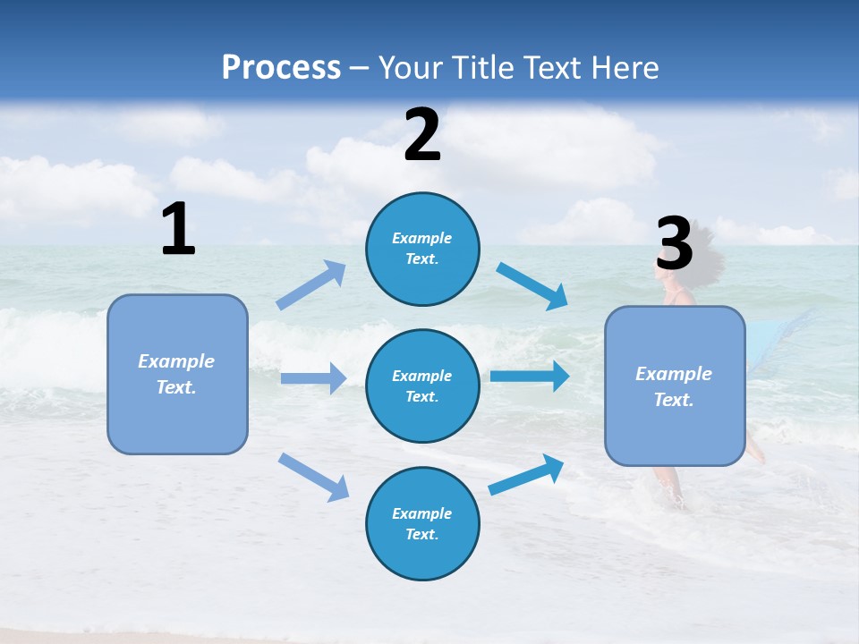 Peaceful Ocean Aqua PowerPoint Template