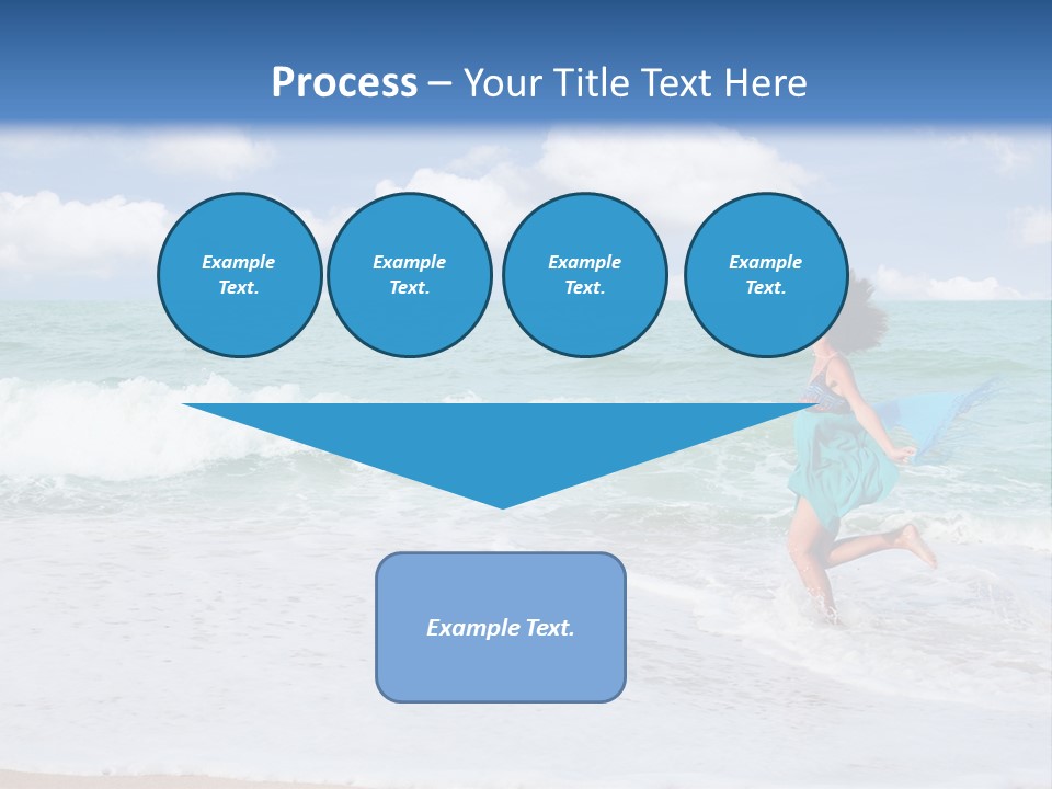 Peaceful Ocean Aqua PowerPoint Template