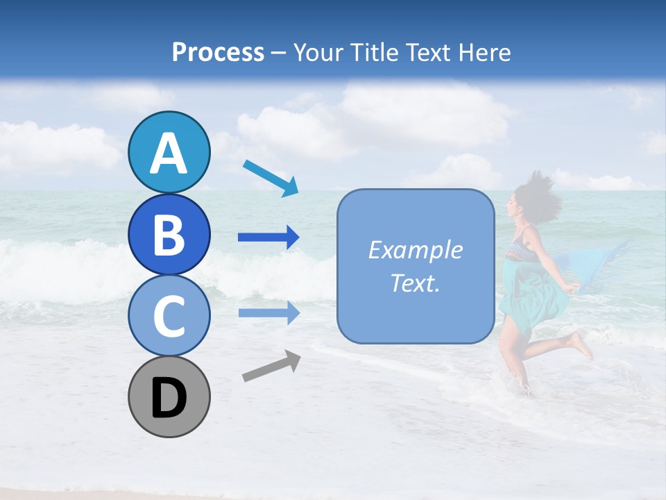 Peaceful Ocean Aqua PowerPoint Template