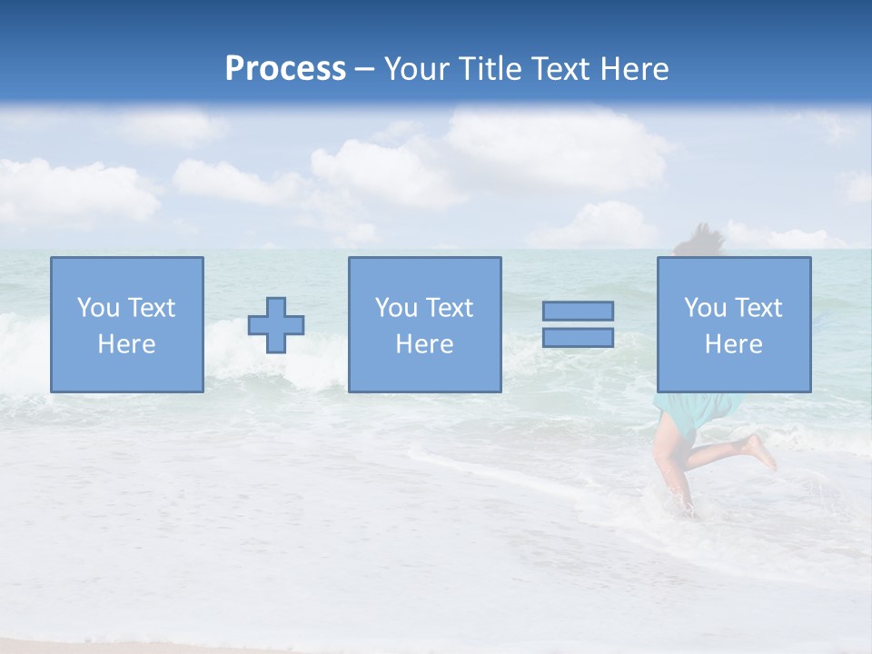 Peaceful Ocean Aqua PowerPoint Template