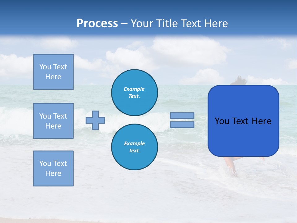 Peaceful Ocean Aqua PowerPoint Template