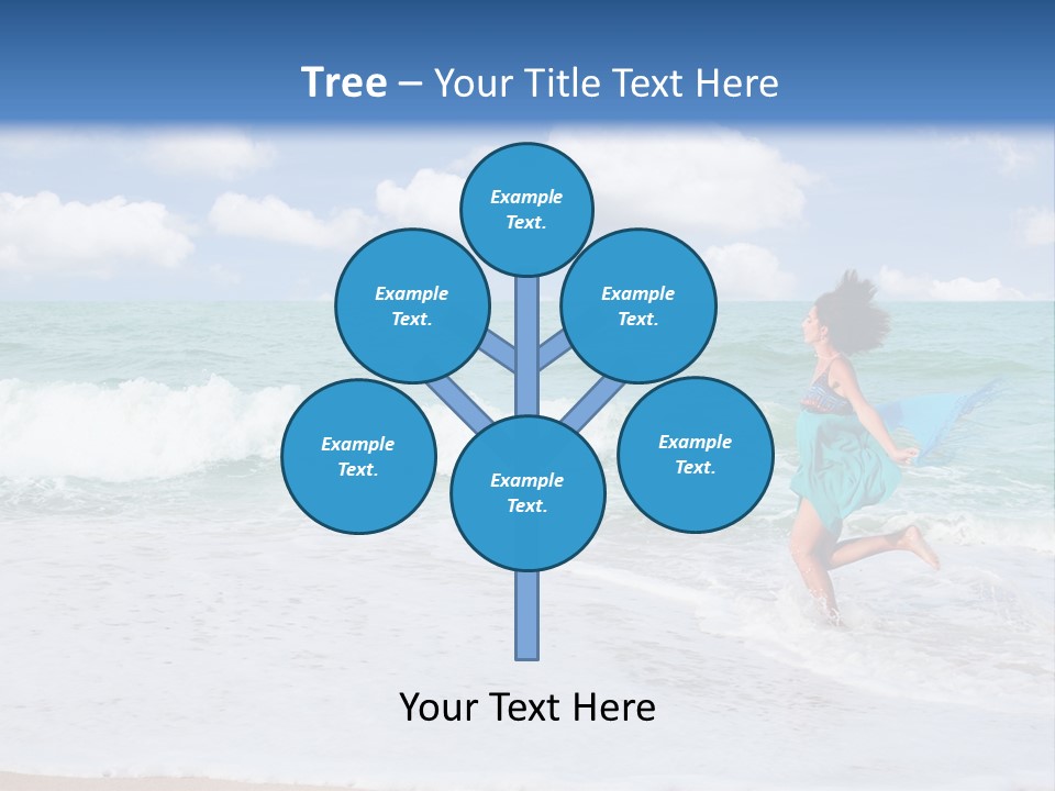 Peaceful Ocean Aqua PowerPoint Template