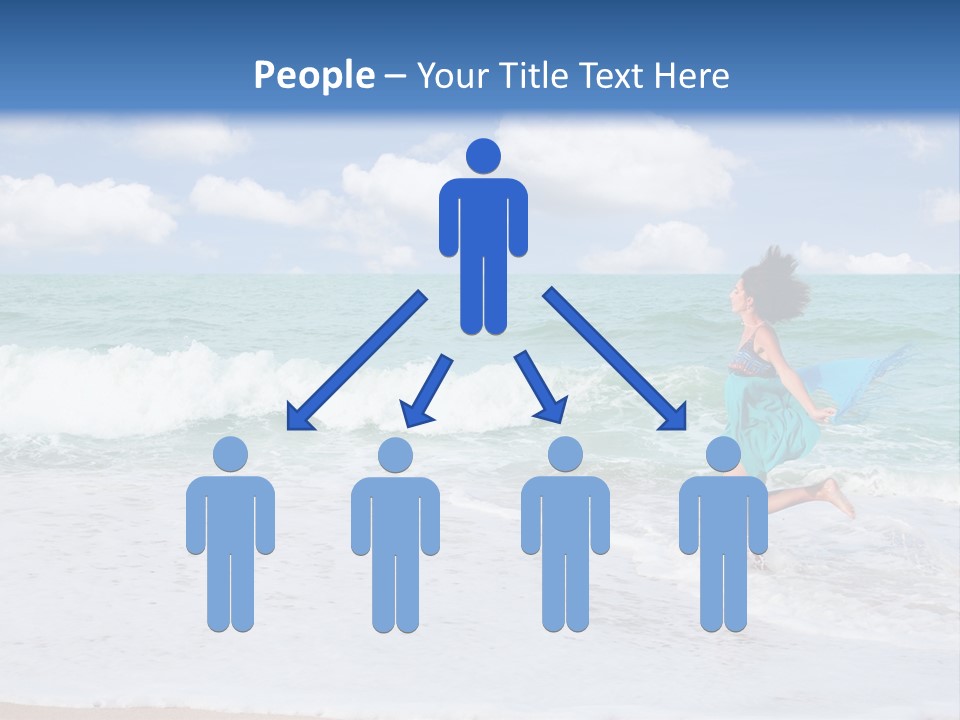 Peaceful Ocean Aqua PowerPoint Template