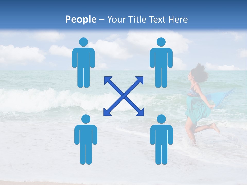 Peaceful Ocean Aqua PowerPoint Template