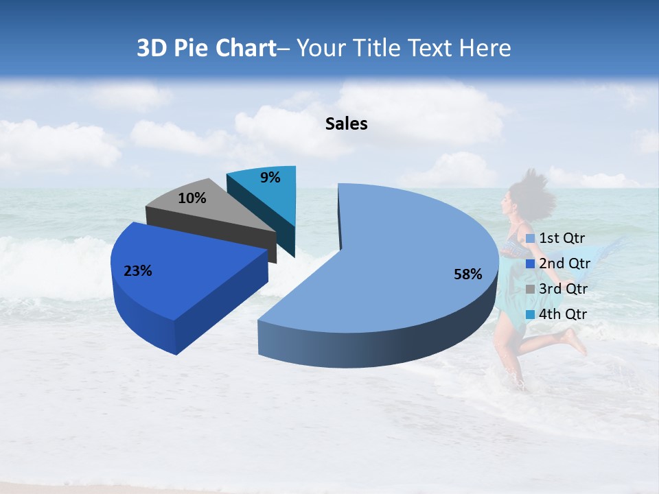 Peaceful Ocean Aqua PowerPoint Template