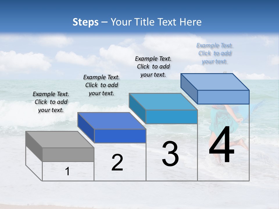 Peaceful Ocean Aqua PowerPoint Template