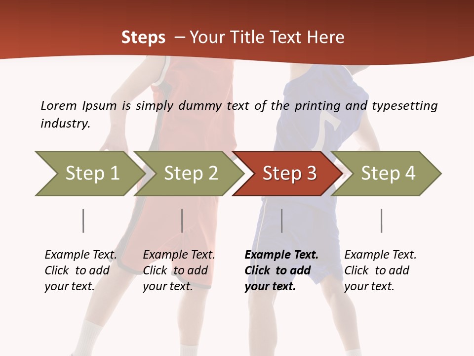 Athlete Shot Motion PowerPoint Template