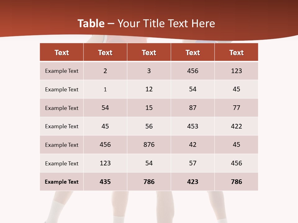 Athlete Shot Motion PowerPoint Template