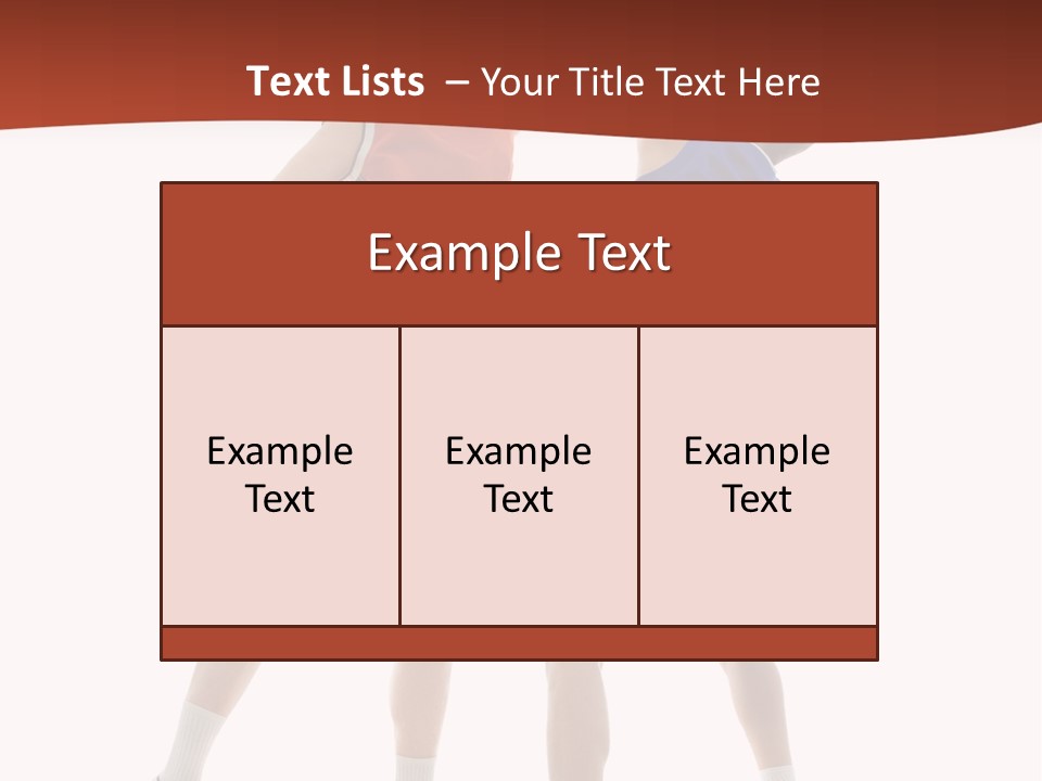 Athlete Shot Motion PowerPoint Template