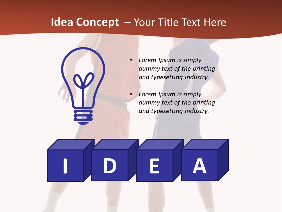 Athlete Shot Motion PowerPoint Template