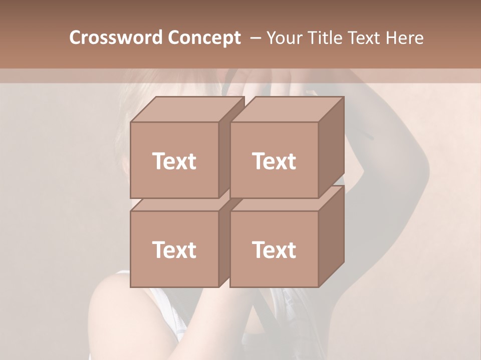 Digital Expression Pushing PowerPoint Template