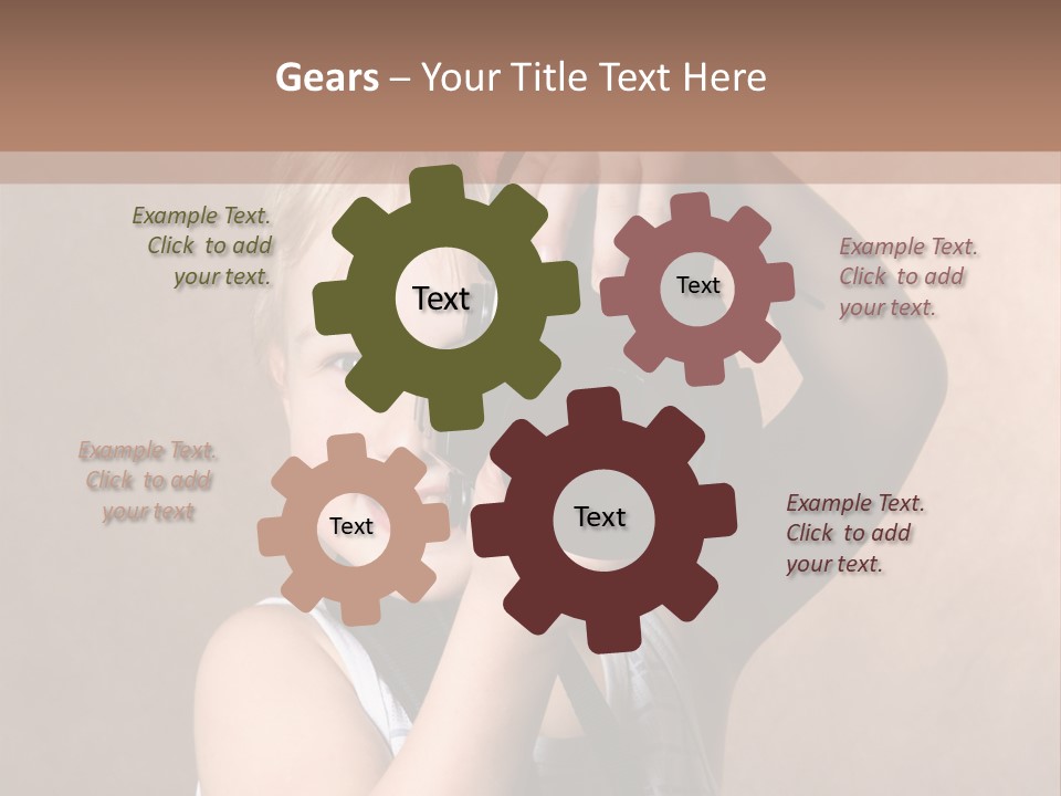 Digital Expression Pushing PowerPoint Template