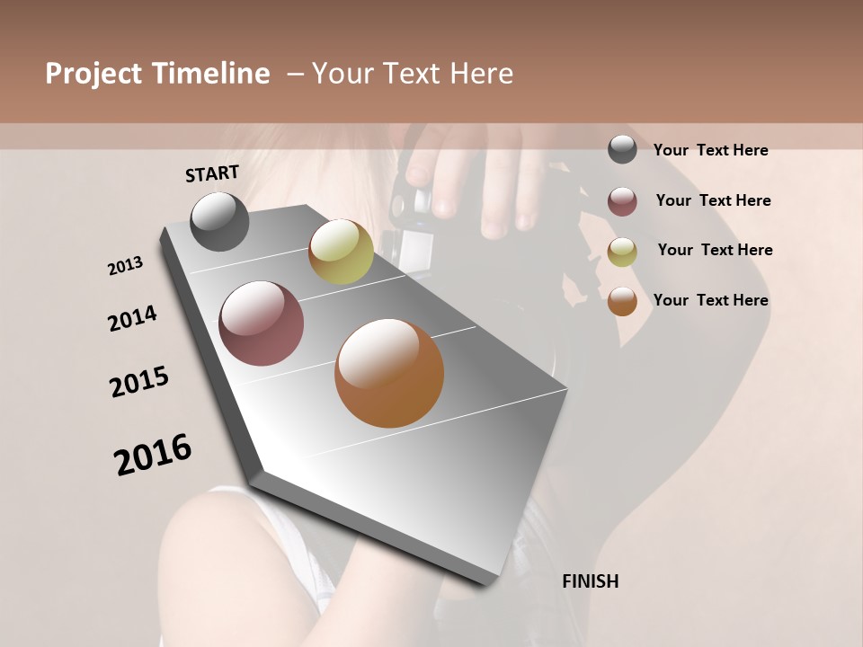 Digital Expression Pushing PowerPoint Template