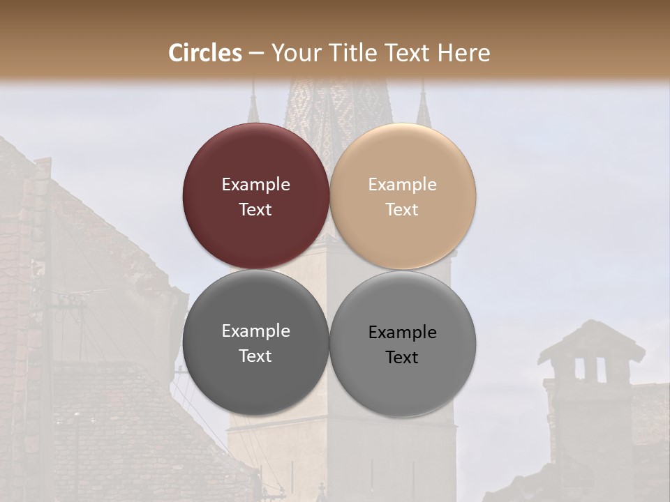 Urban Lantern Town PowerPoint Template