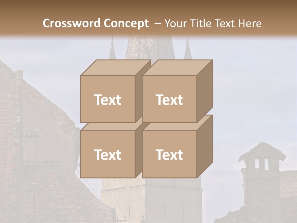 Urban Lantern Town PowerPoint Template