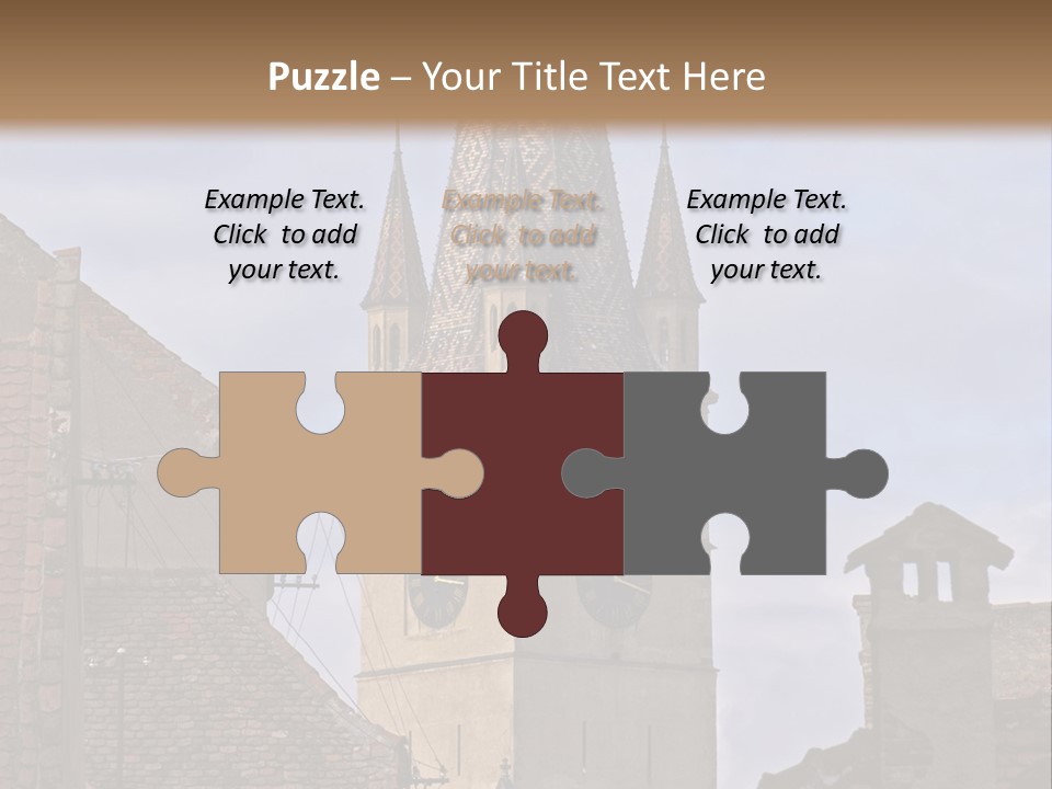 Urban Lantern Town PowerPoint Template