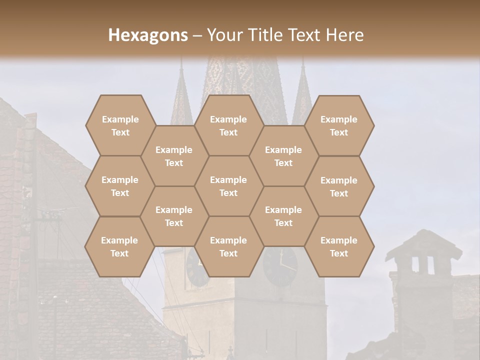 Urban Lantern Town PowerPoint Template