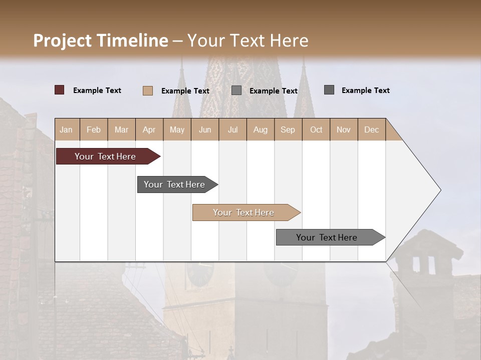 Urban Lantern Town PowerPoint Template