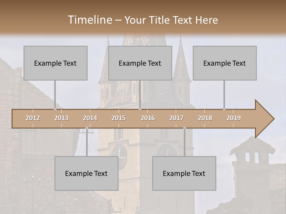 Urban Lantern Town PowerPoint Template