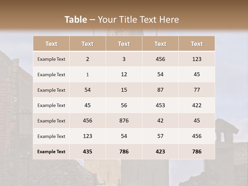 Urban Lantern Town PowerPoint Template