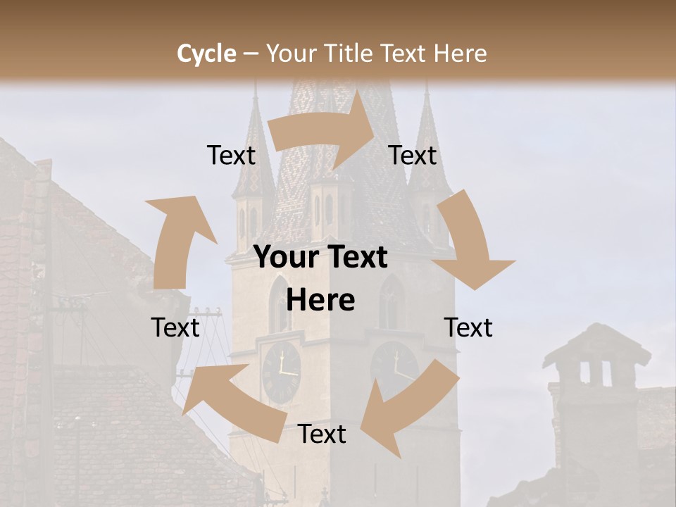 Urban Lantern Town PowerPoint Template