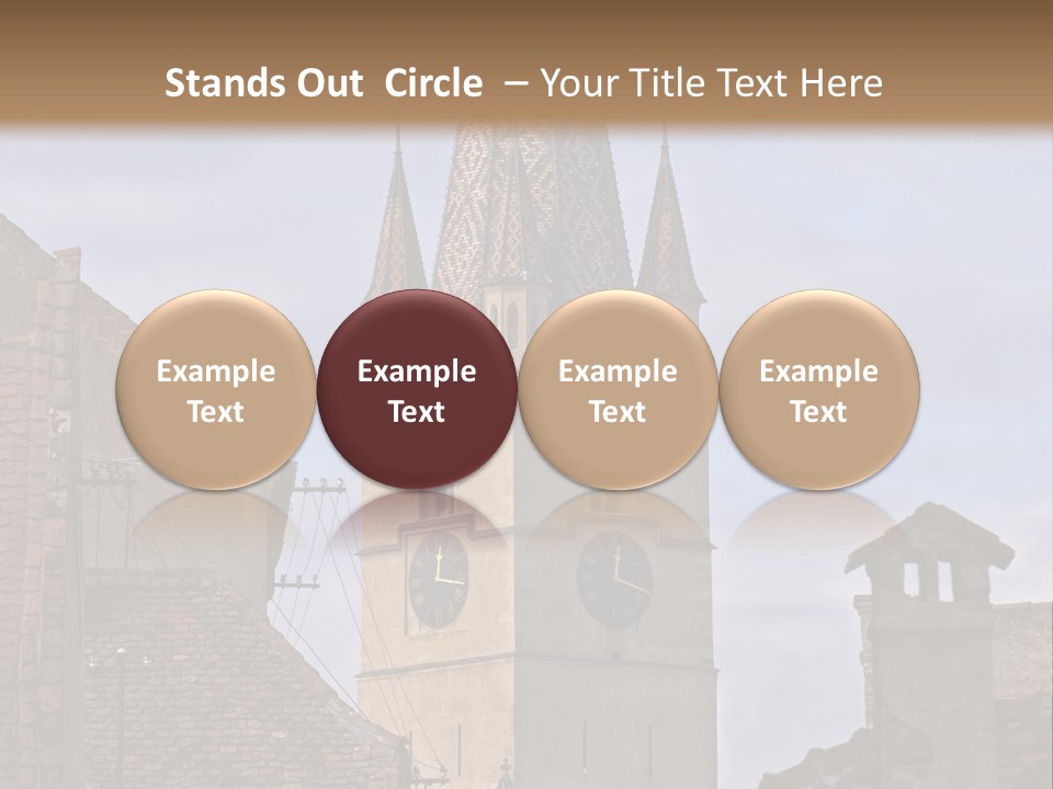 Urban Lantern Town PowerPoint Template