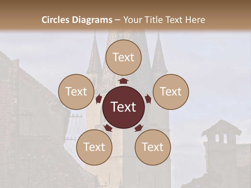 Urban Lantern Town PowerPoint Template