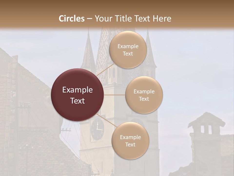 Urban Lantern Town PowerPoint Template