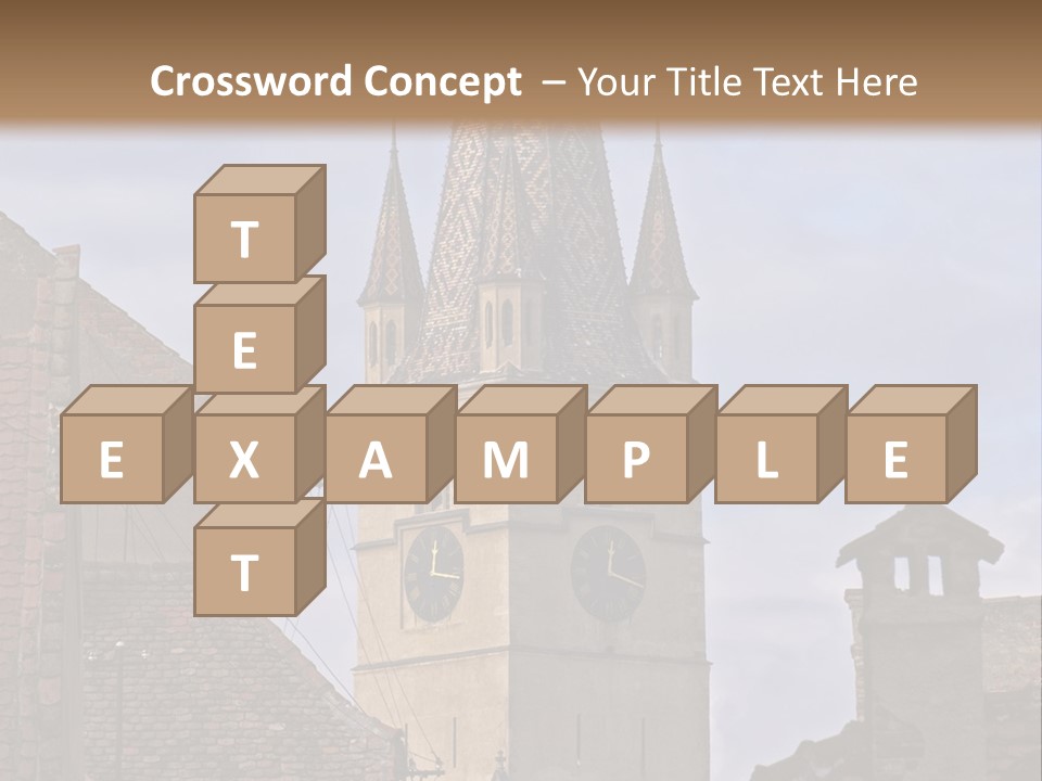 Urban Lantern Town PowerPoint Template