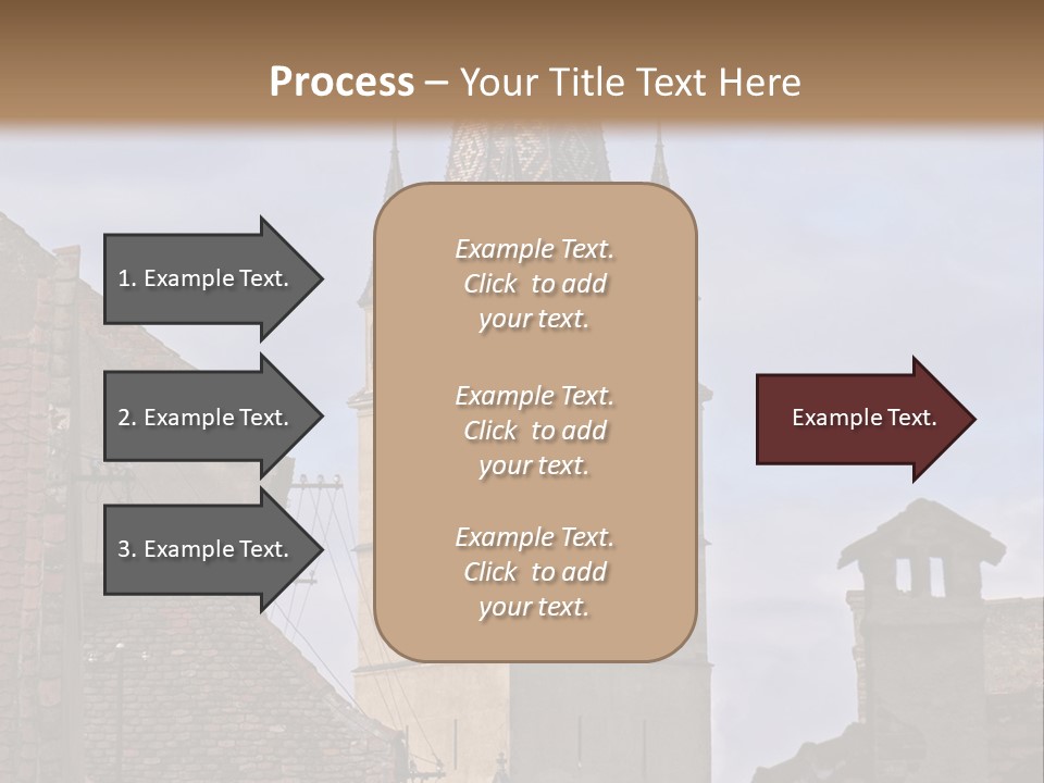 Urban Lantern Town PowerPoint Template