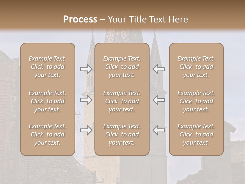 Urban Lantern Town PowerPoint Template