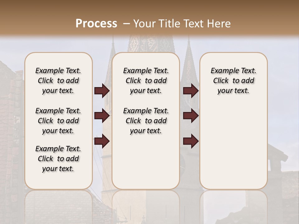 Urban Lantern Town PowerPoint Template