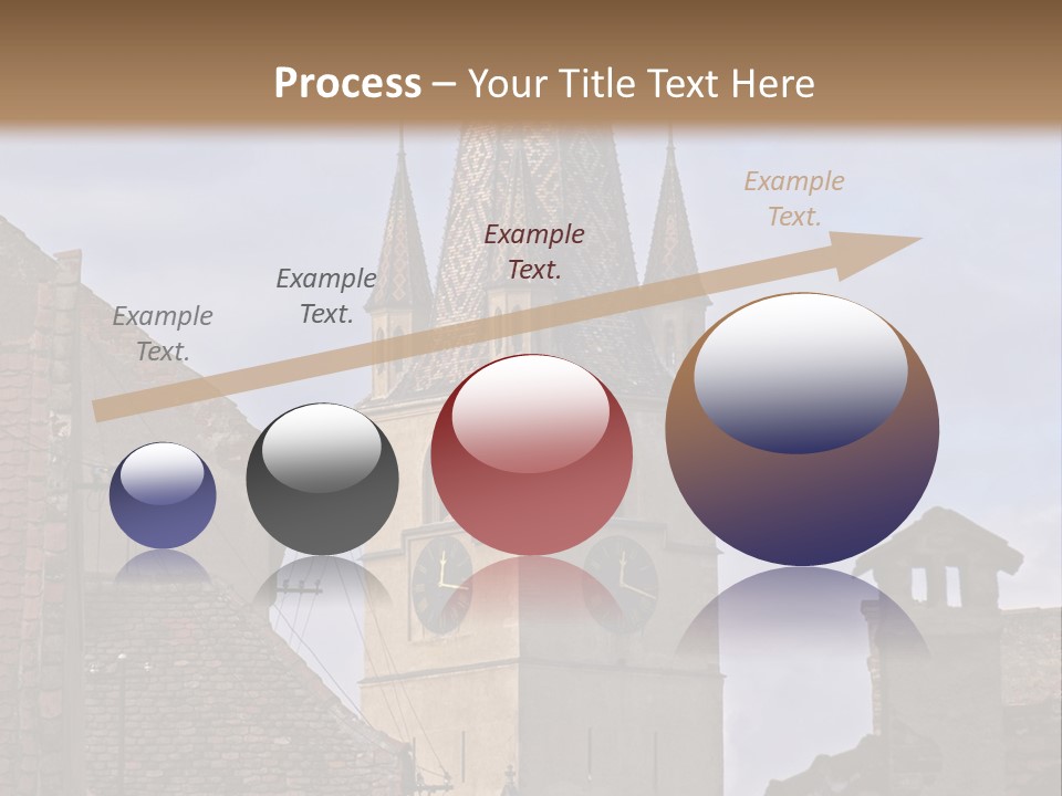 Urban Lantern Town PowerPoint Template