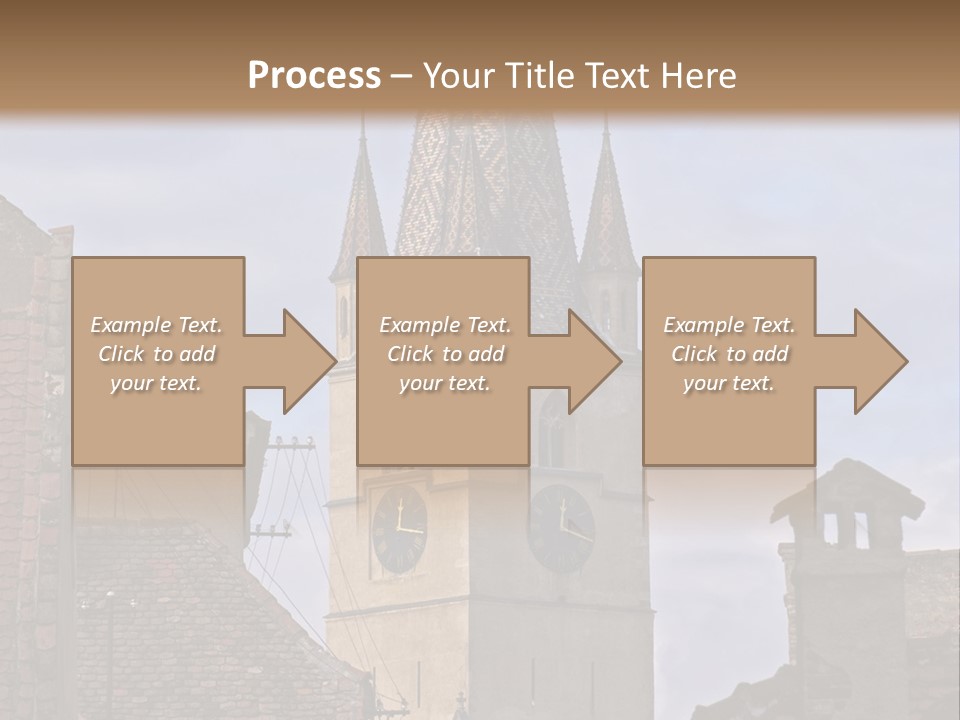 Urban Lantern Town PowerPoint Template