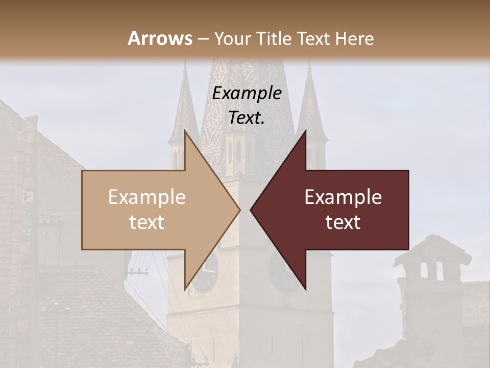 Urban Lantern Town PowerPoint Template