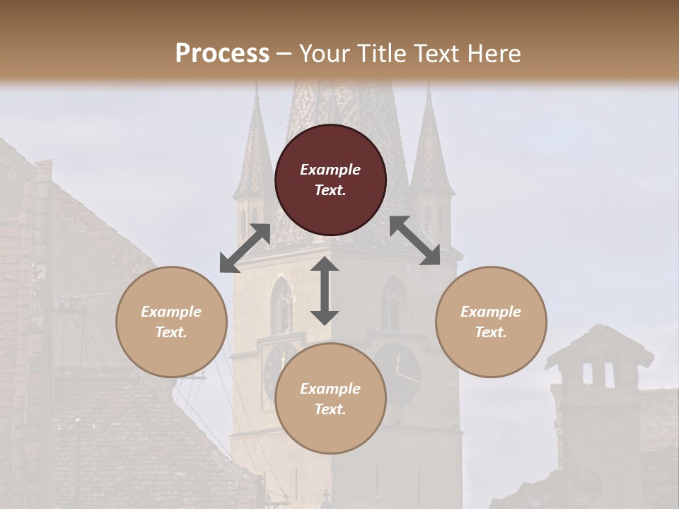 Urban Lantern Town PowerPoint Template