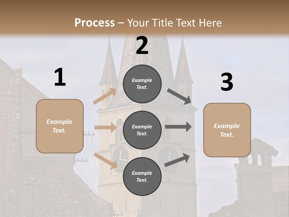 Urban Lantern Town PowerPoint Template