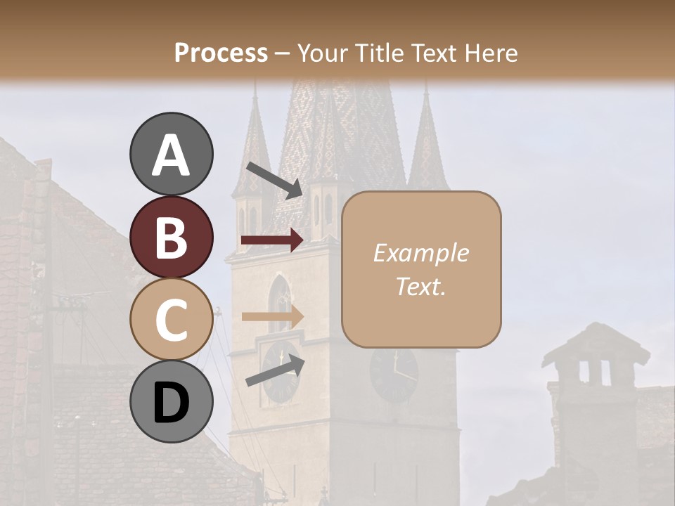 Urban Lantern Town PowerPoint Template