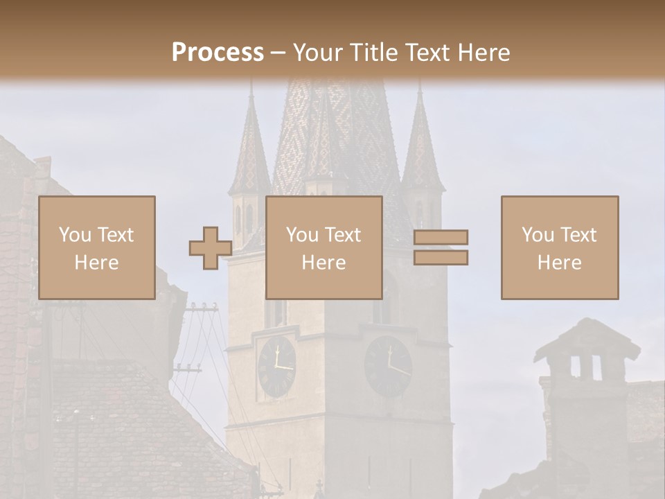 Urban Lantern Town PowerPoint Template