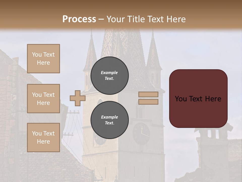 Urban Lantern Town PowerPoint Template