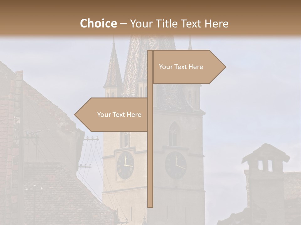 Urban Lantern Town PowerPoint Template