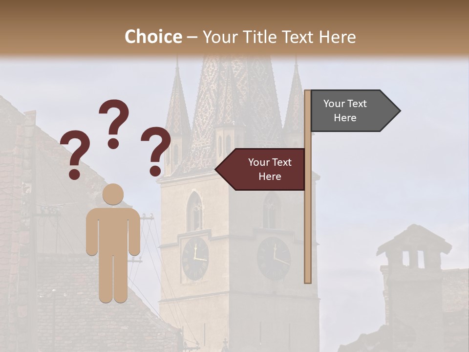 Urban Lantern Town PowerPoint Template