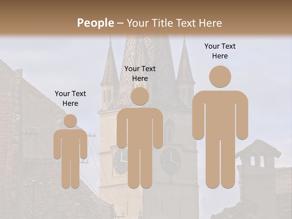 Urban Lantern Town PowerPoint Template