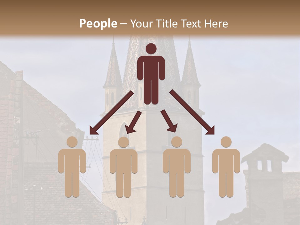 Urban Lantern Town PowerPoint Template