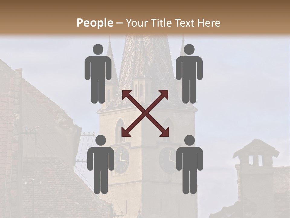 Urban Lantern Town PowerPoint Template