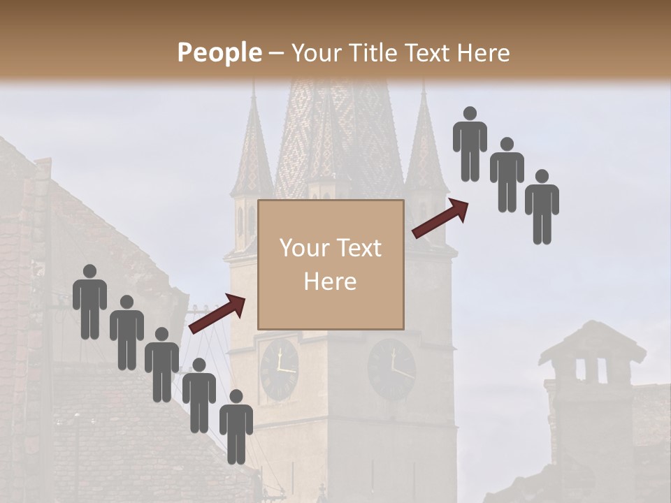 Urban Lantern Town PowerPoint Template